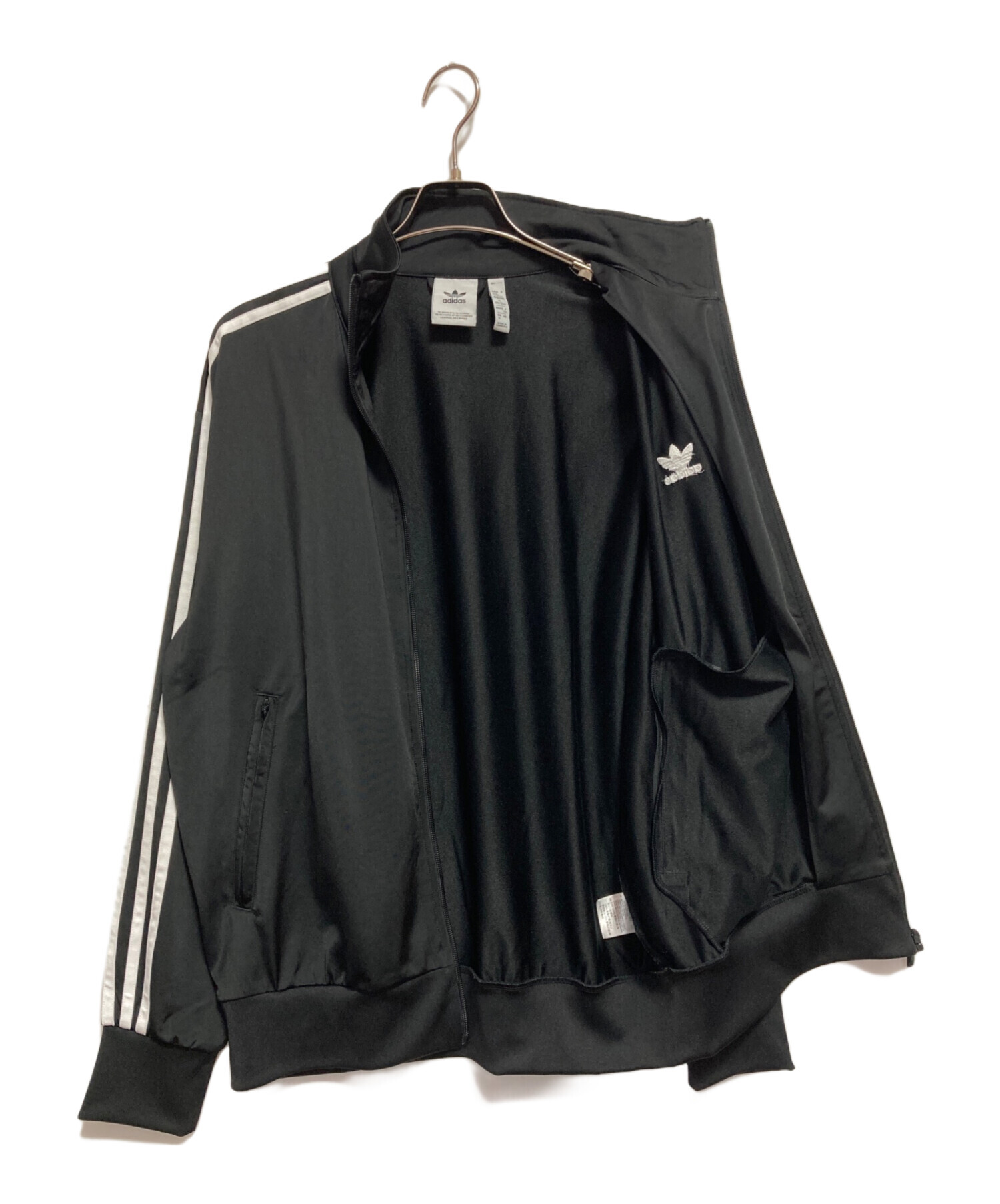 adidas トラックジャケット ファイヤーバード 刺繍 ブラック 古着 XL 中古・古着通販】adidas (アディダス) クラシックス ファイヤーバード