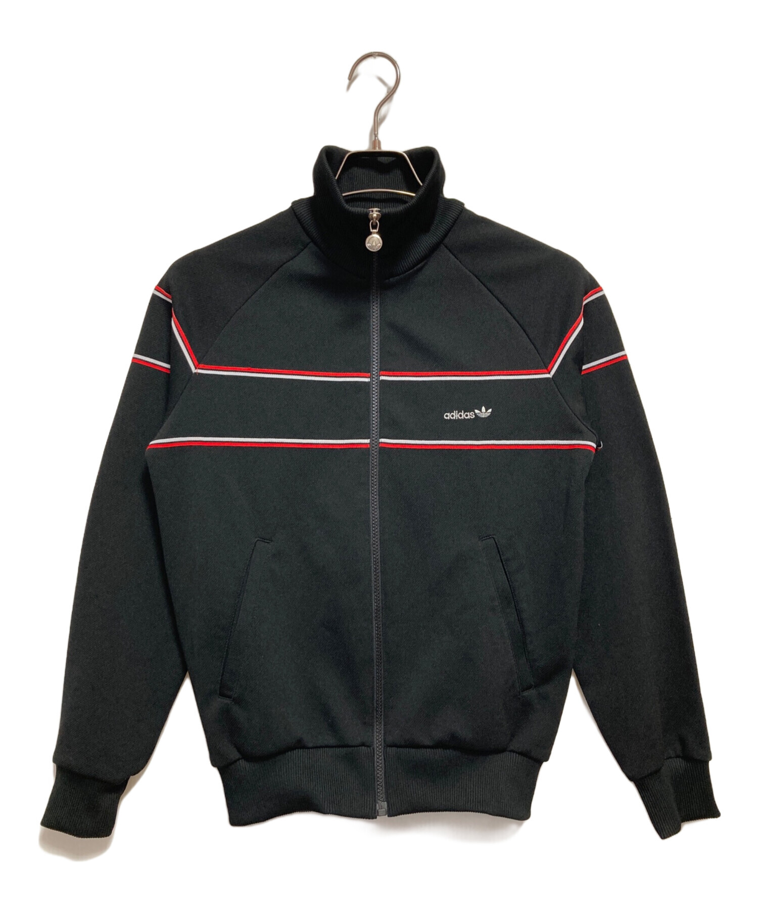  トラックジャケット ブラック　古着 中古・古着通販】adidas (アディダス) トラックジャケット ブラック