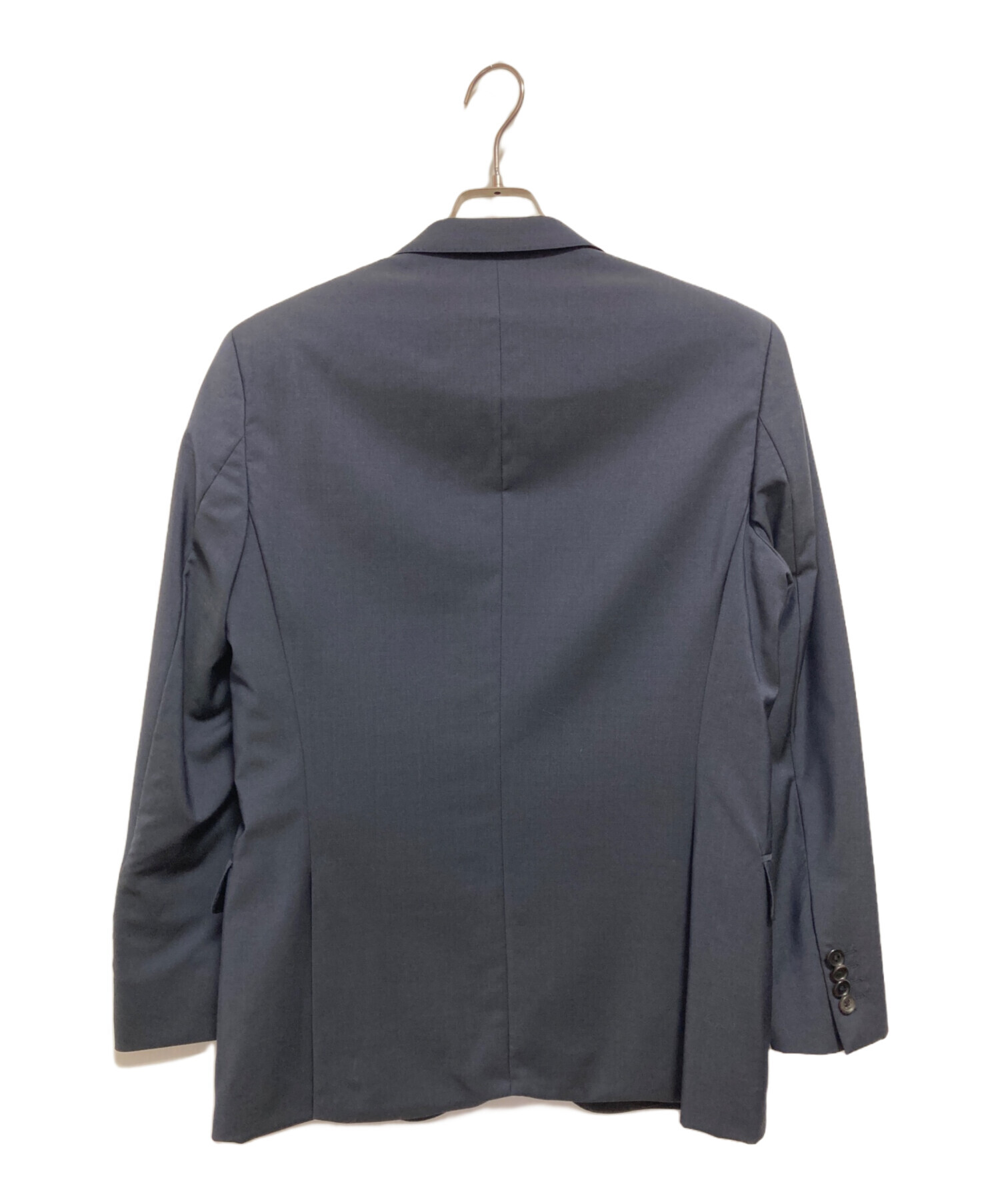 美品 HUGO ヒューゴ BOSS HUGO スーツ セットアップ ネイビー HUGO BOSS (ヒューゴボス) スリムフィット シングル二つ釦 ノータック