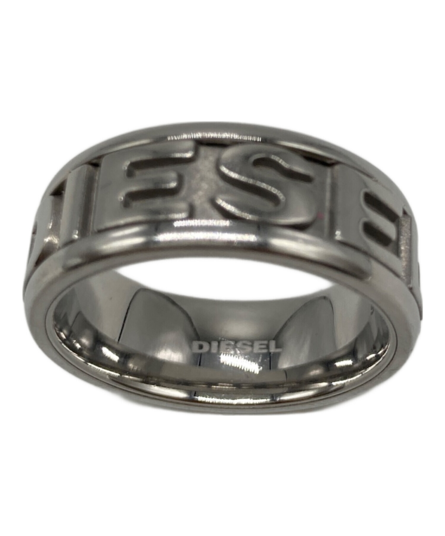 中古・古着通販】DIESEL (ディーゼル) ロゴリング シルバー サイズ 