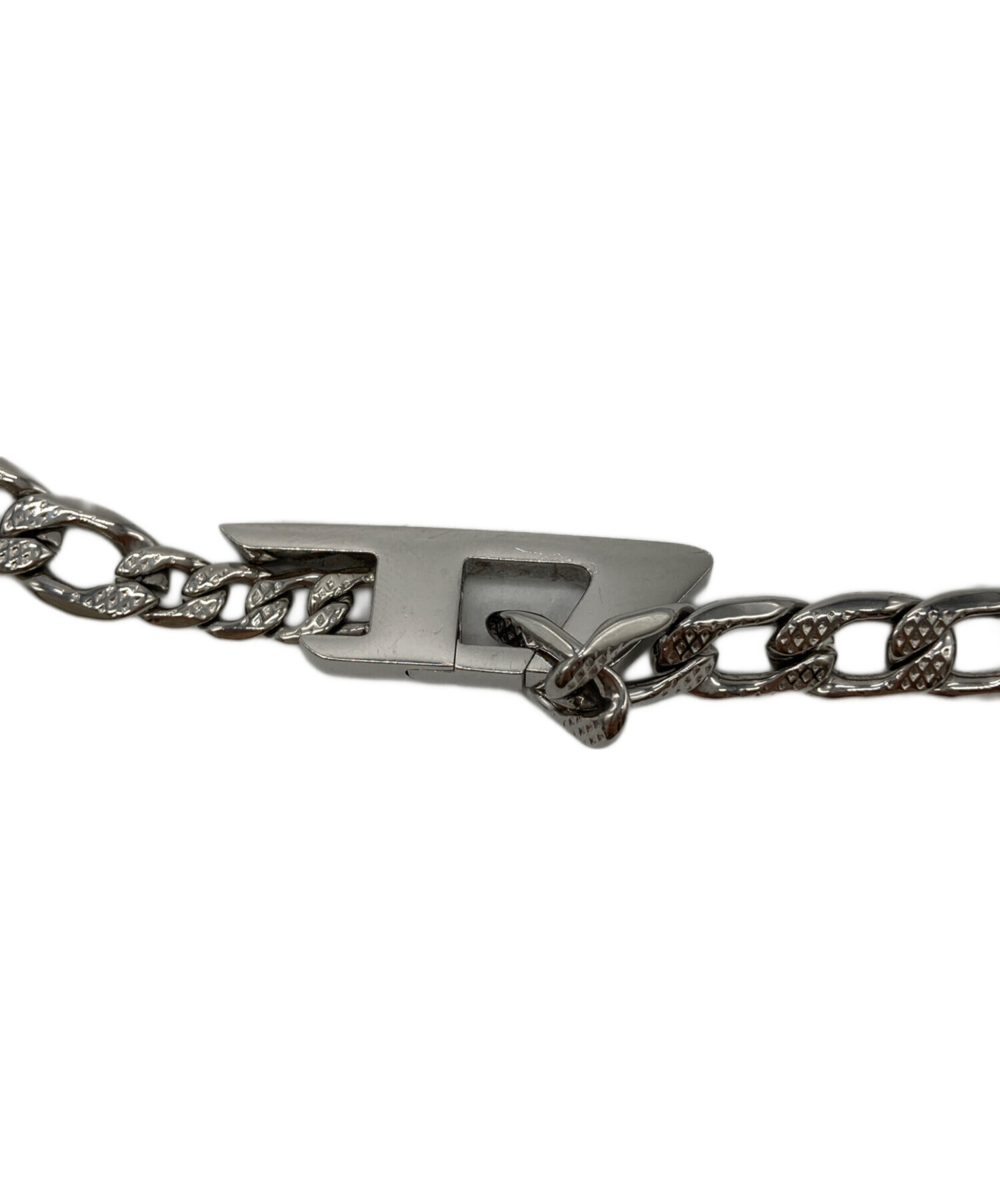 中古・古着通販】DIESEL (ディーゼル) ロゴチェーンネックレス