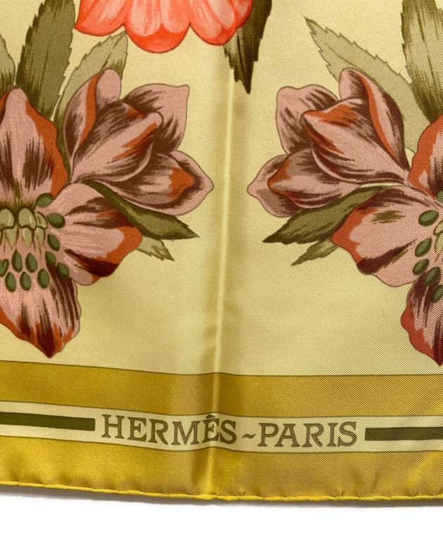 中古・古着通販】HERMES (エルメス) シルクスカーフ イエロー