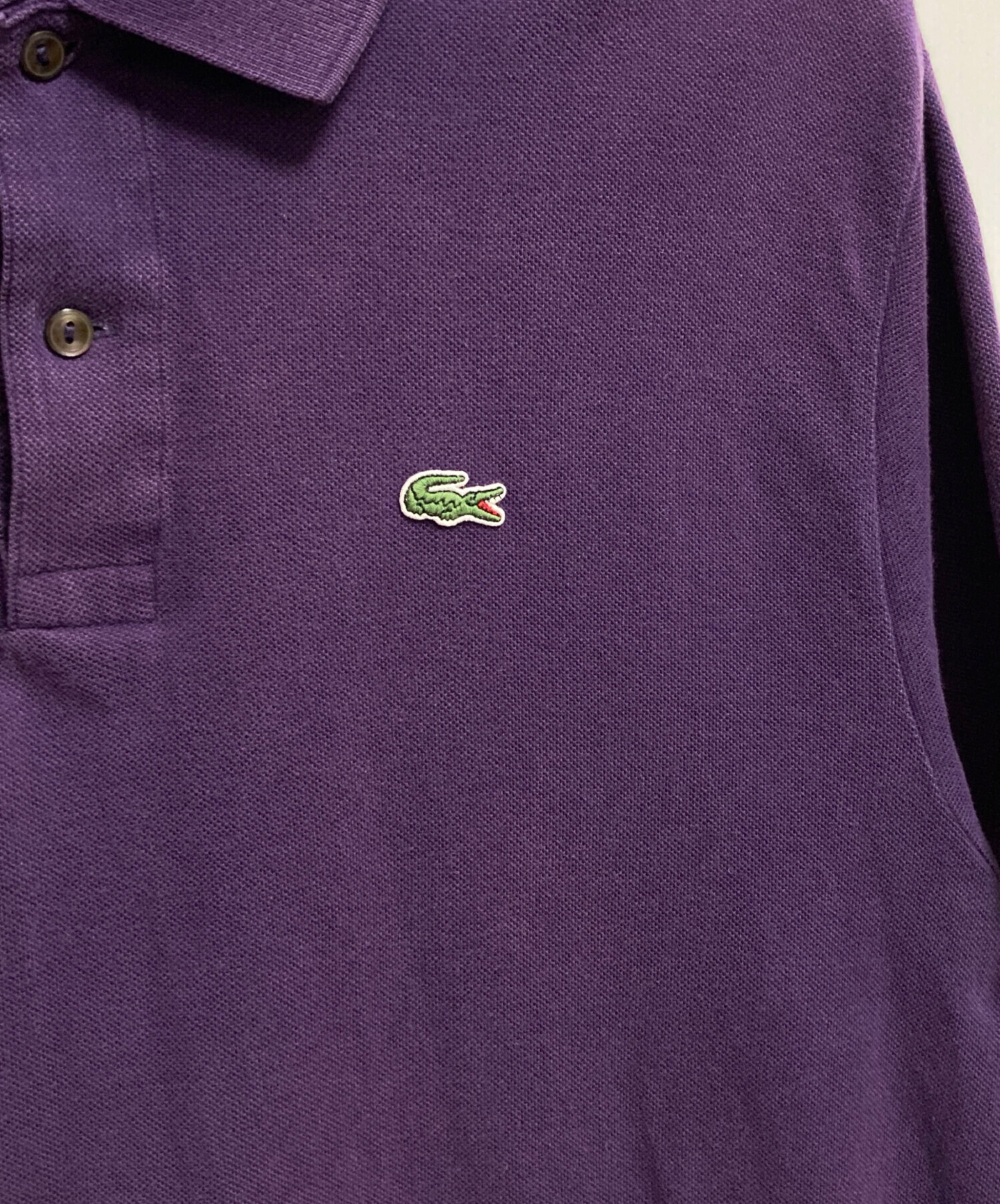 中古・古着通販】LACOSTE (ラコステ) ポロシャツ パープル サイズ:7
