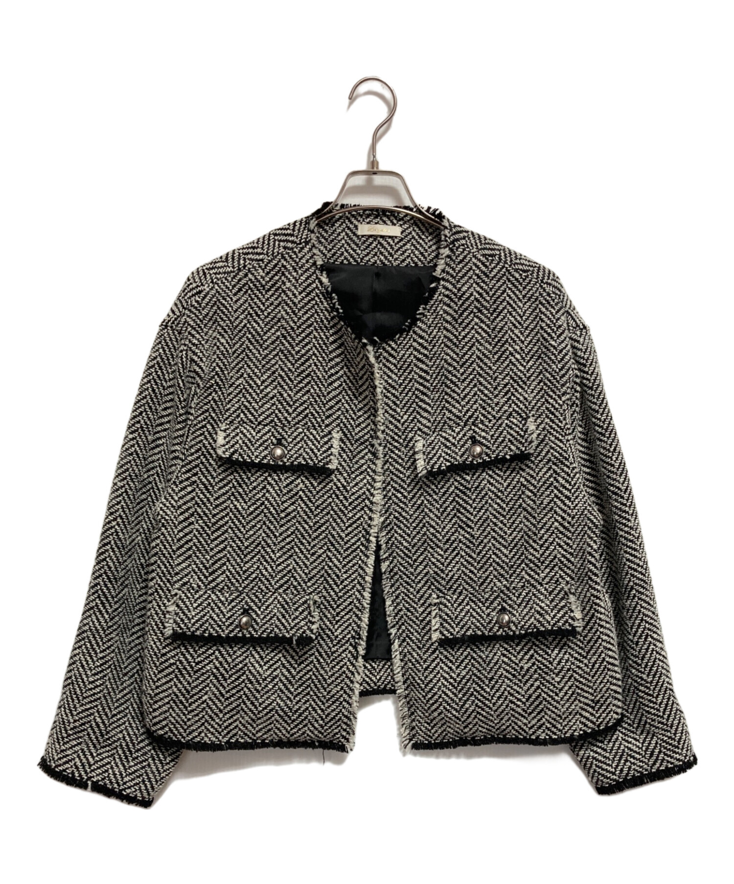 中古・古着通販】Loungedress (ラウンジドレス) ツイードジャケット