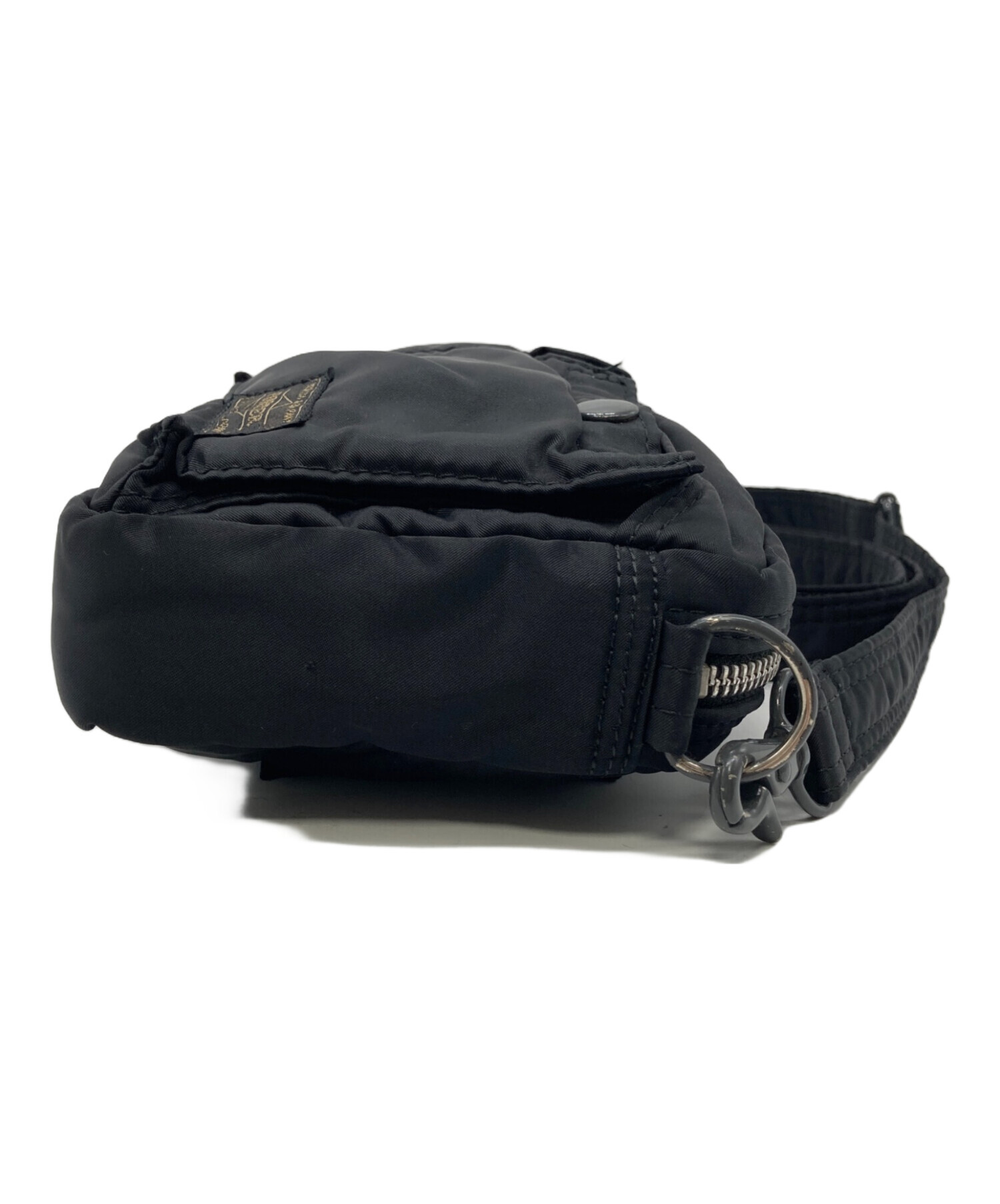 中古・古着通販】PORTER (ポーター) ミニショルダーバッグ ブラック