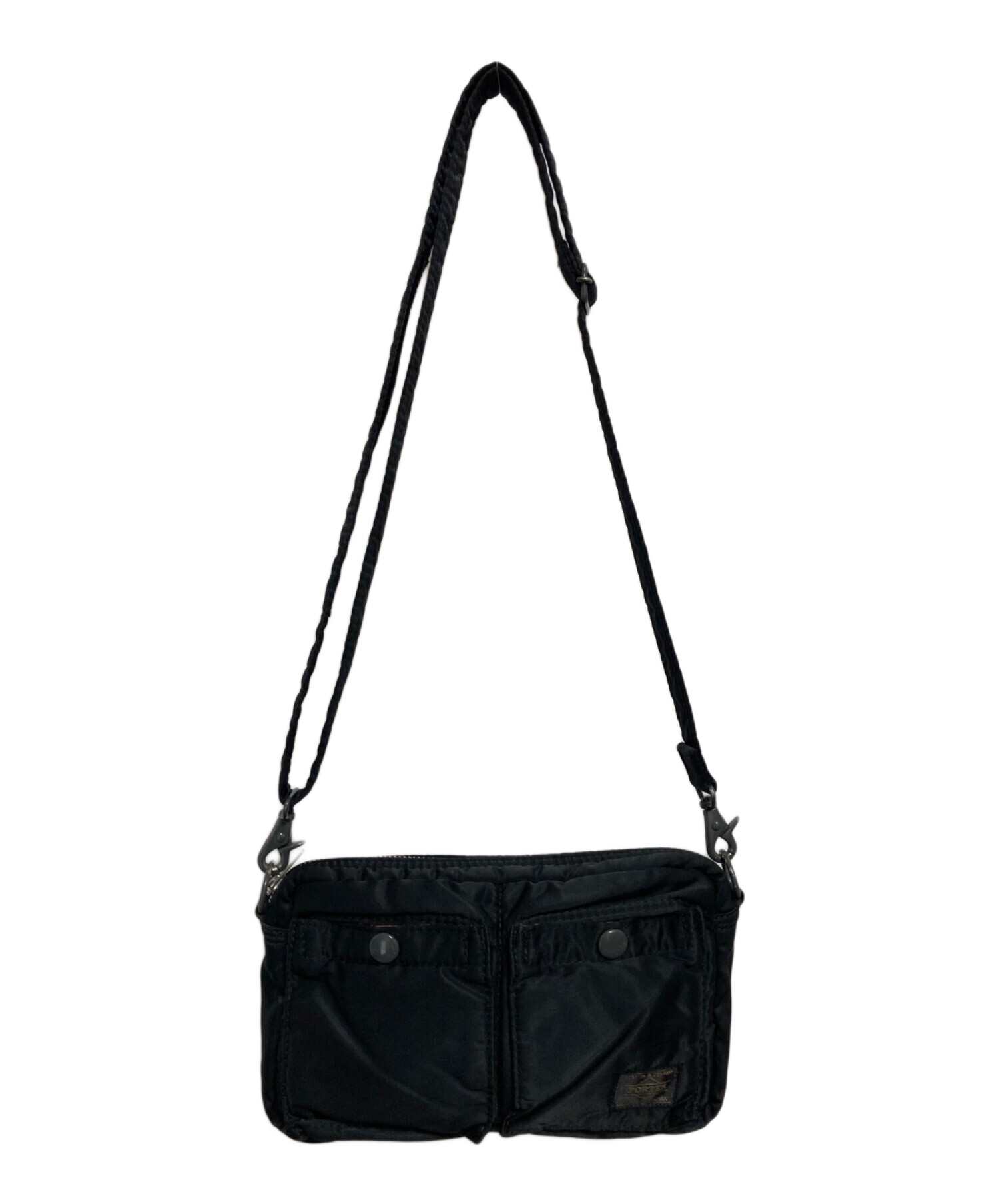 中古・古着通販】PORTER (ポーター) ミニショルダーバッグ ブラック