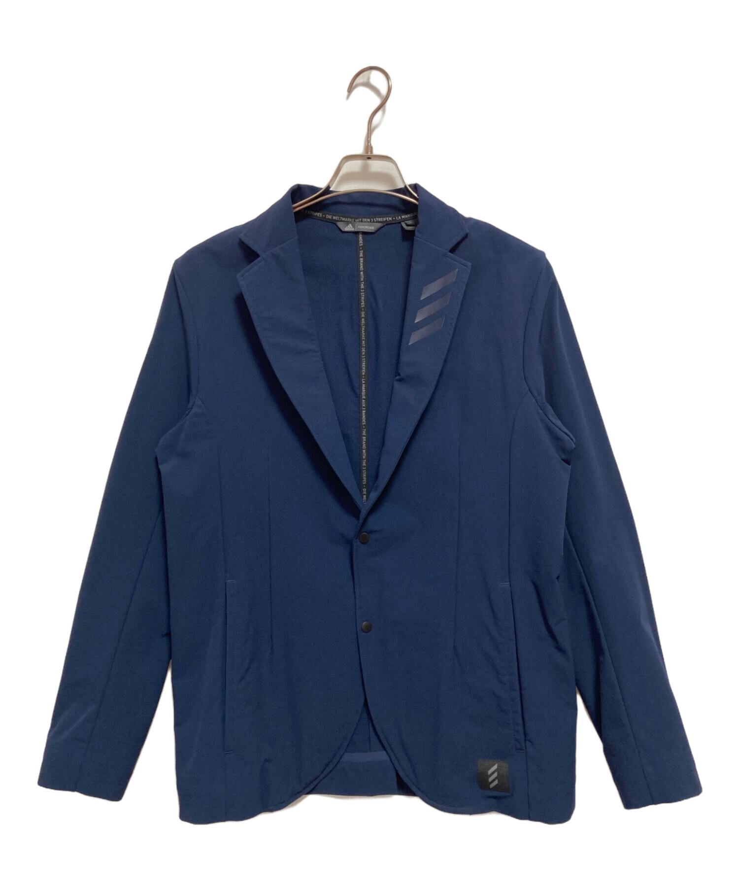 中古・古着通販】adidas (アディダス) テーラードジャケット ネイビー 
