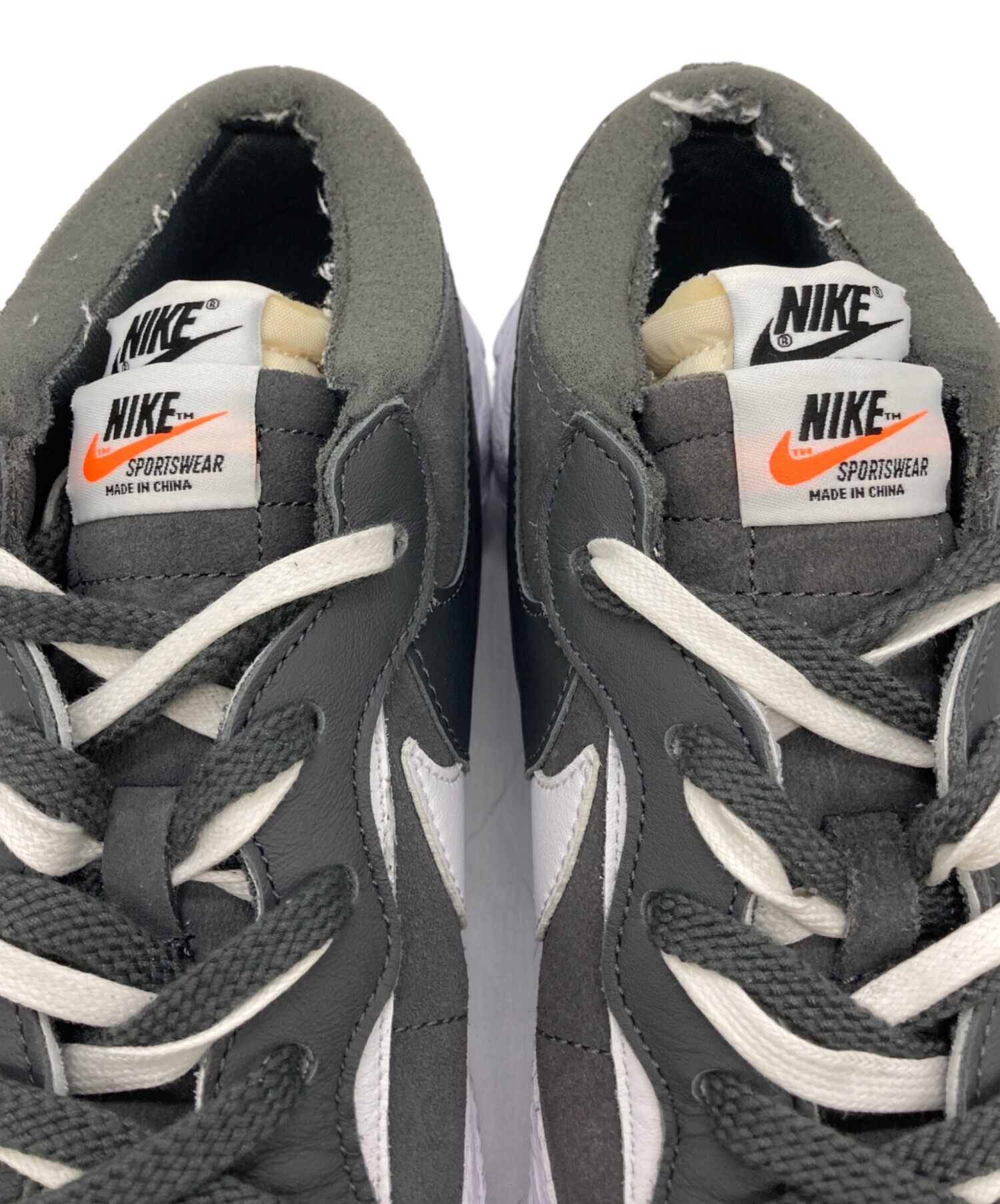 中古・古着通販】NIKE (ナイキ) sacai (サカイ) BLAZER LOW グレー