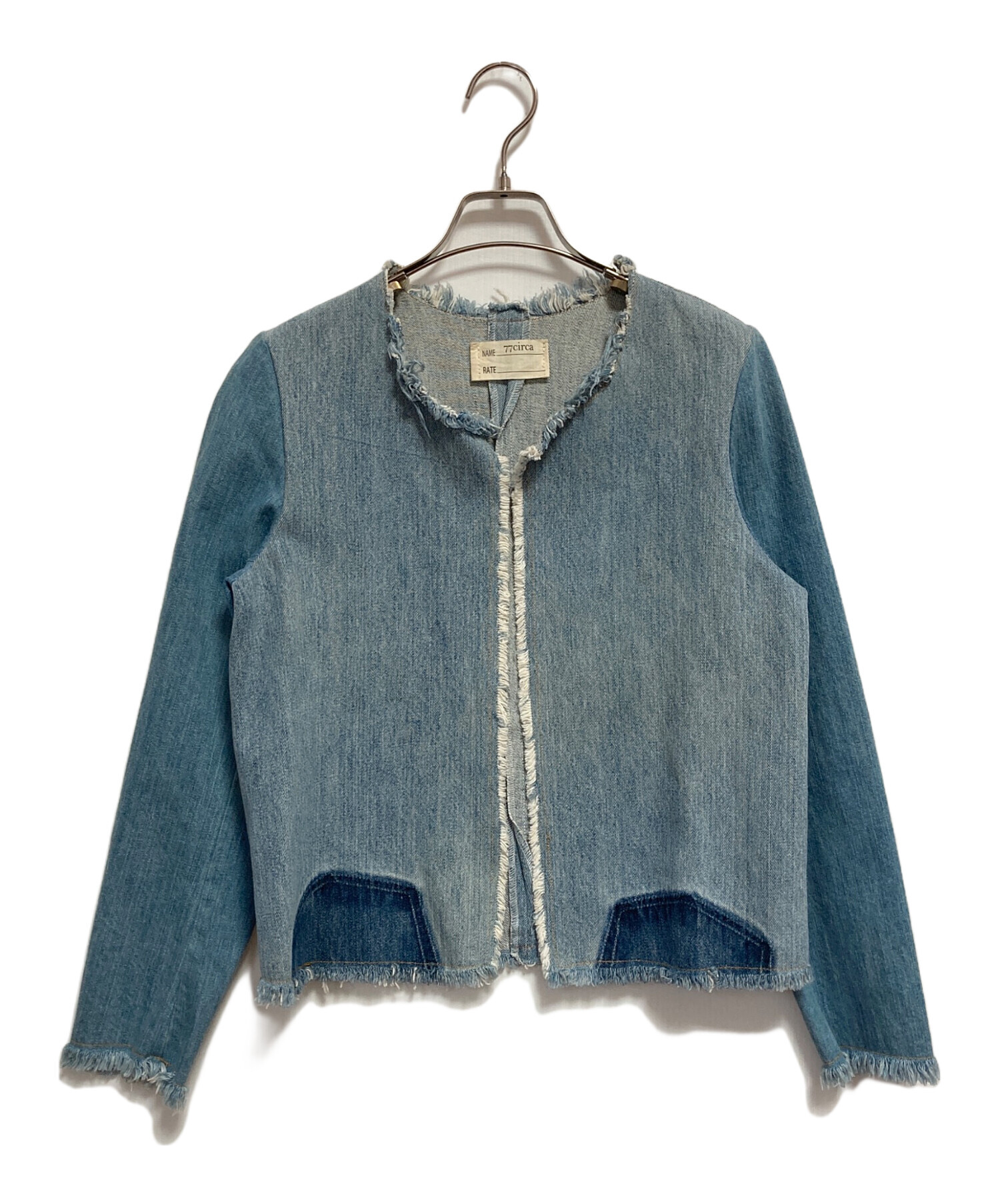 ⭐︎JJ⭐︎　ナナナナサーカ　77circa デニムジャケット リメイクデニム 中古・古着通販】77circa (ナナナナサーカ) リメイクデニムジャケット