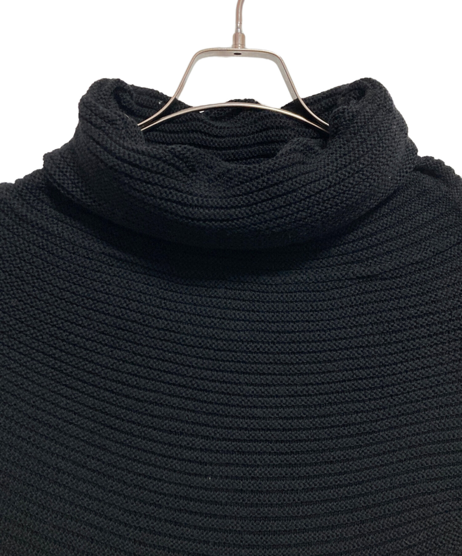 YOHJI YAMAMOTO ブラックタートルネックセーター yohji yamamoto