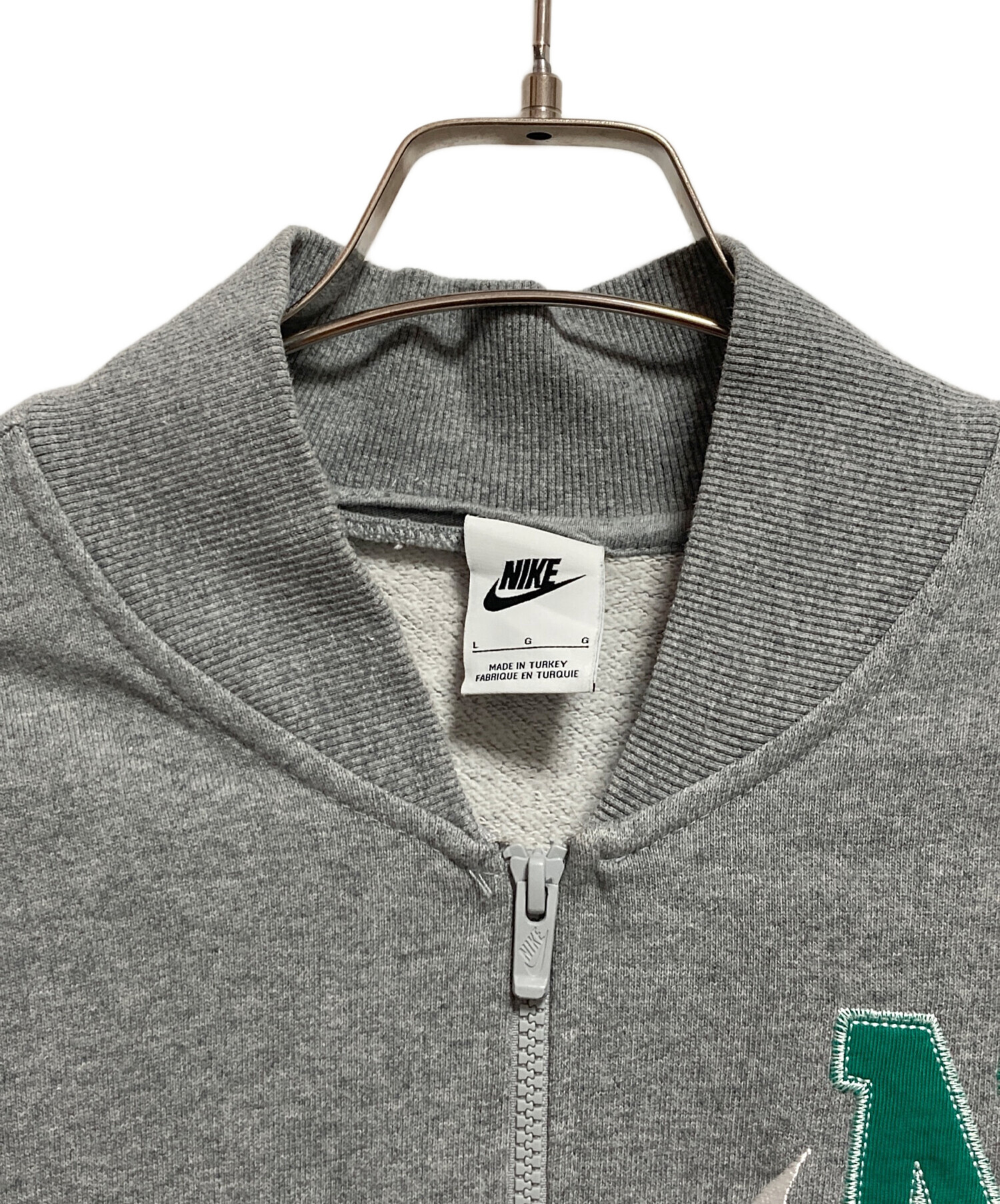 中古・古着通販】NIKE (ナイキ) ジップアップスウェット グレー 