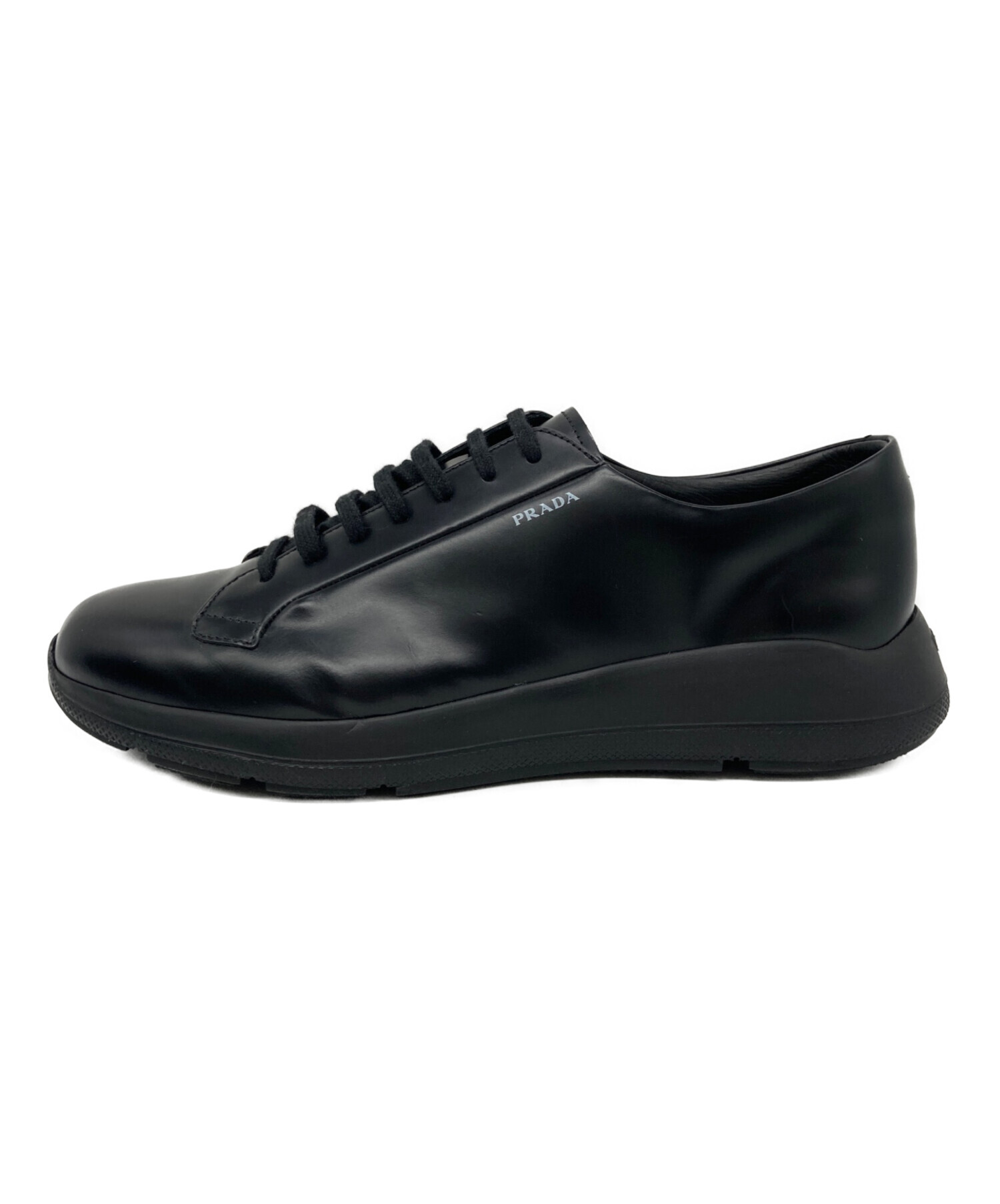 中古・古着通販】PRADA (プラダ) ローカットスニーカー ブラック