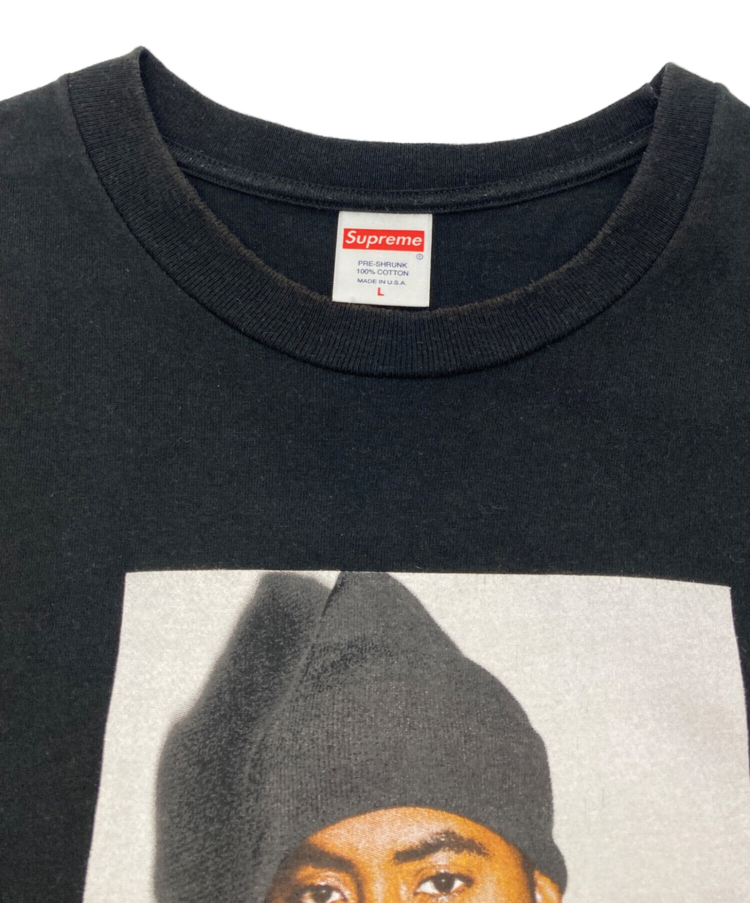 中古・古着通販】SUPREME (シュプリーム) Nas Tee ブラック サイズ:L 