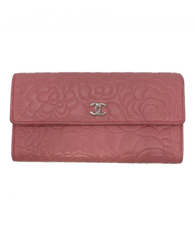 中古・古着通販】CHANEL (シャネル) カメリア モチーフ ラウンド