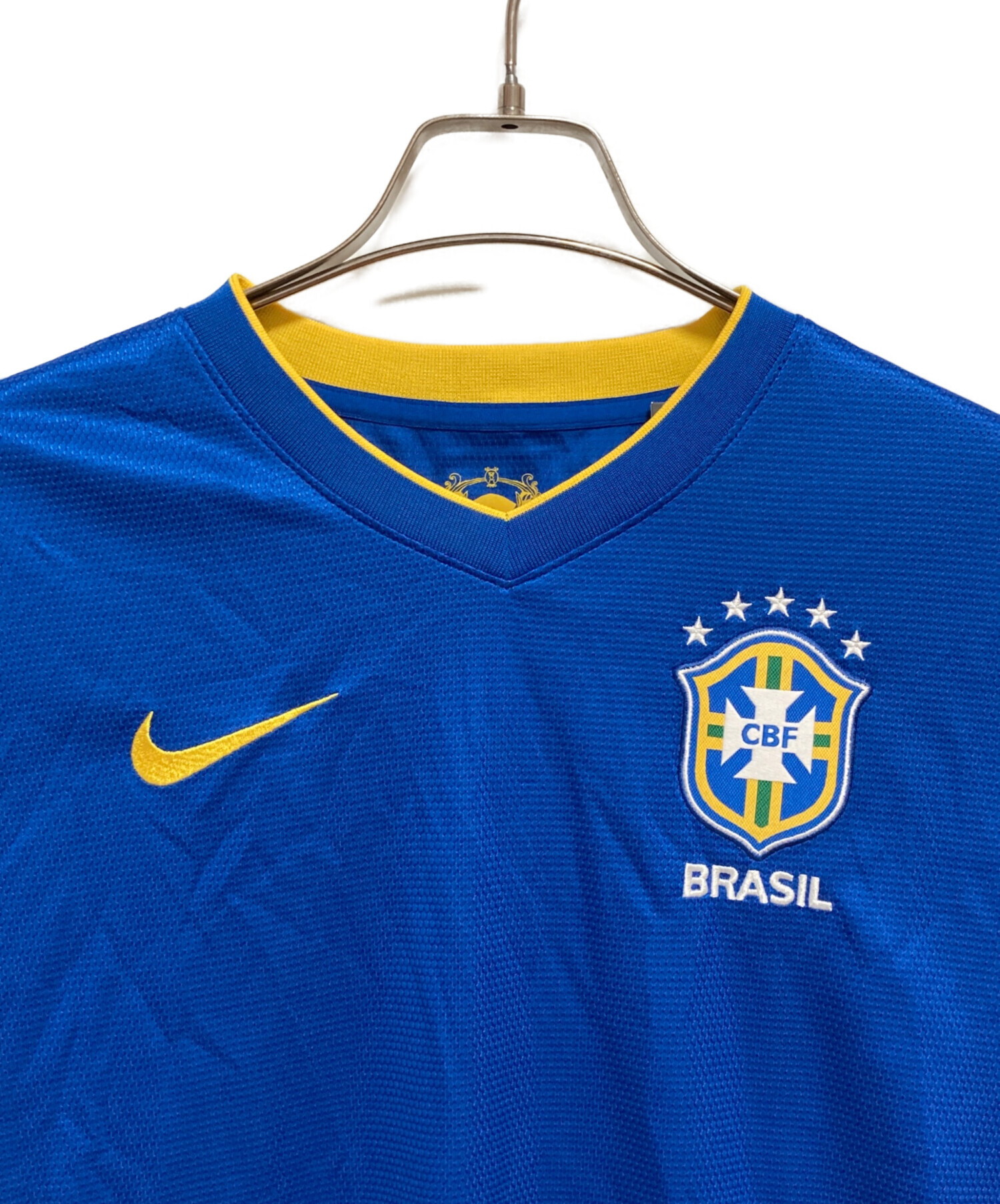 新品未使用ブラジル代表 NIKE 2012 ユニフォーム 中古・古着通販】NIKE (ナイキ) 2012ブラジル代表レプリカアウェイ