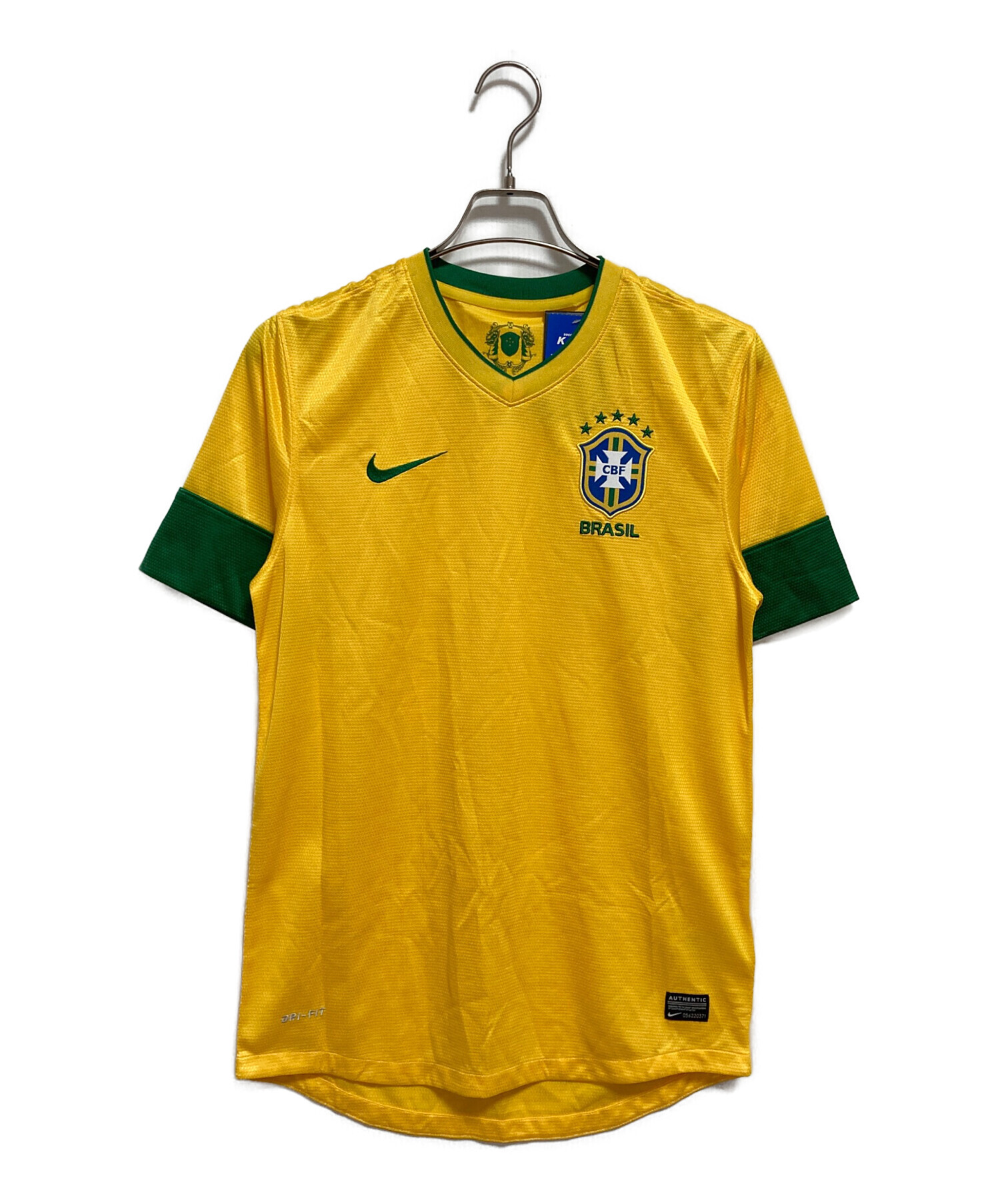 NIKE ブラジル代表　ジュニーニョ　ユニホーム　US Lサイズ　未使用品 中古・古着通販】NIKE (ナイキ) 2012ブラジル代表レプリカユニフォーム
