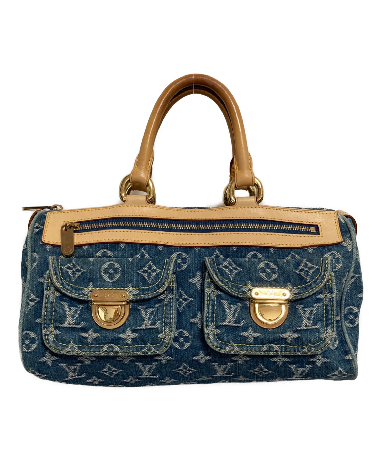 LOUIS VUITTON ルイヴィトン ネオスピーディ モノグラムデニムバッグ 中古・古着通販】LOUIS VUITTON (ルイ ヴィトン) モノグラムデニム
