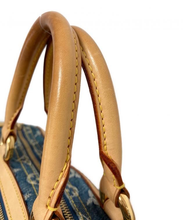 ★訳あり★Louis Vuitton モノグラム ハンドバッグ 中古・古着通販】LOUIS VUITTON (ルイ ヴィトン) モノグラムデニム