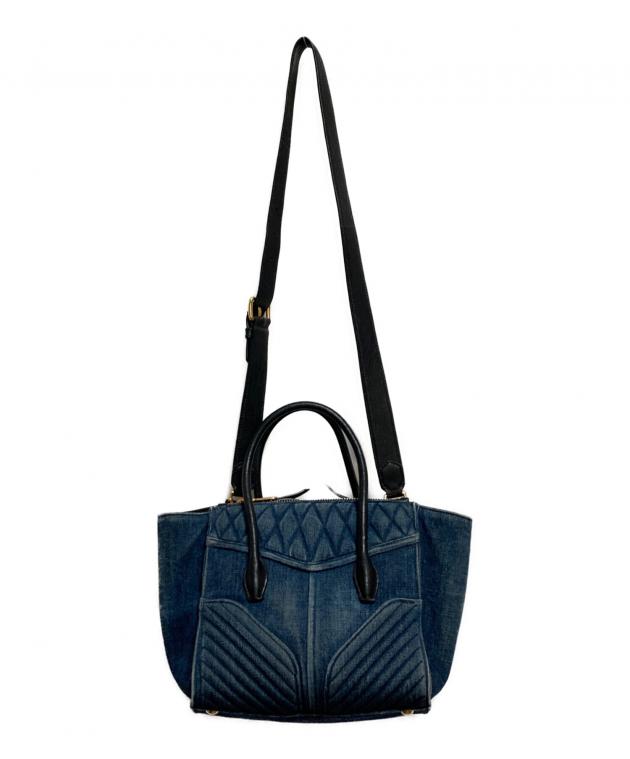 中古・古着通販】MIU MIU (ミュウミュウ) デニムバイカー 2WAYバッグ