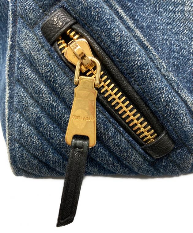 中古・古着通販】MIU MIU (ミュウミュウ) デニムバイカー 2WAYバッグ