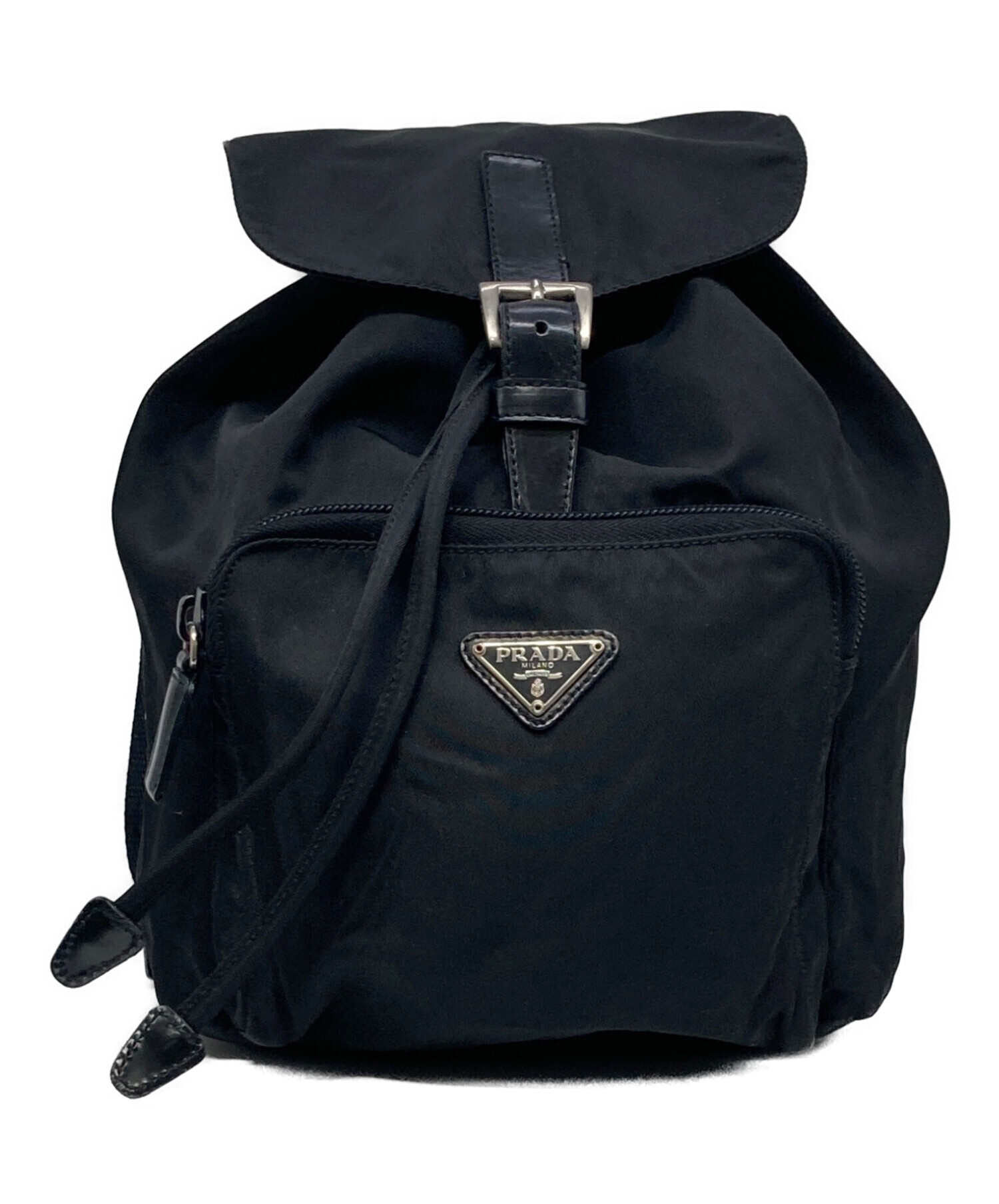 中古・古着通販】PRADA (プラダ) ナイロンリュック ブラック｜ブランド
