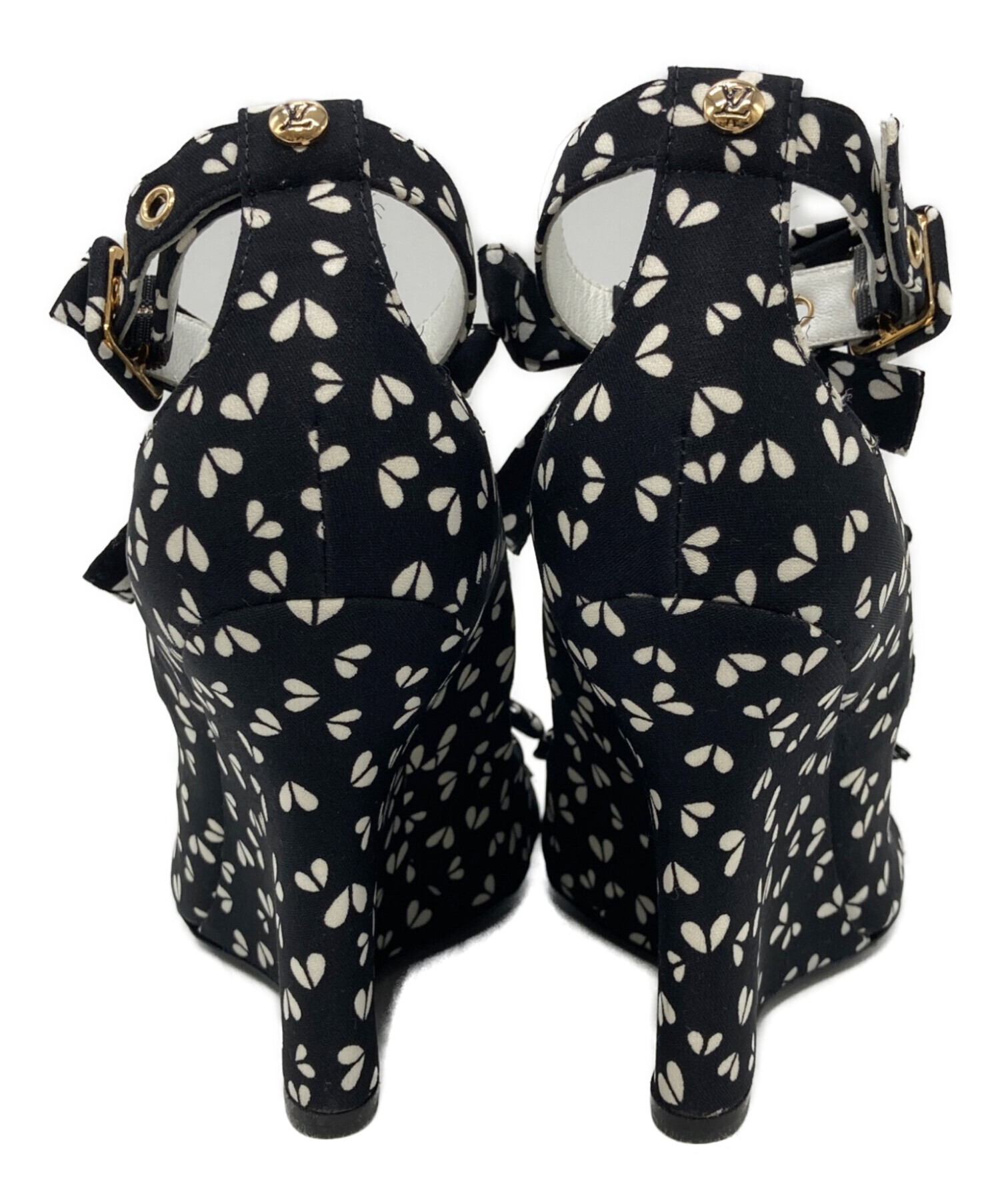 Louis Vuitton/ルイヴィトン　LV ダミエ柄 サンダル リボン 36 中古・古着通販】LOUIS VUITTON (ルイ ヴィトン) リボントリム