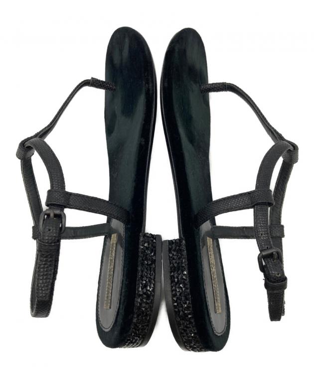 中古・古着通販】BOTTEGA VENETA (ボッテガベネタ) ベロアフラット 