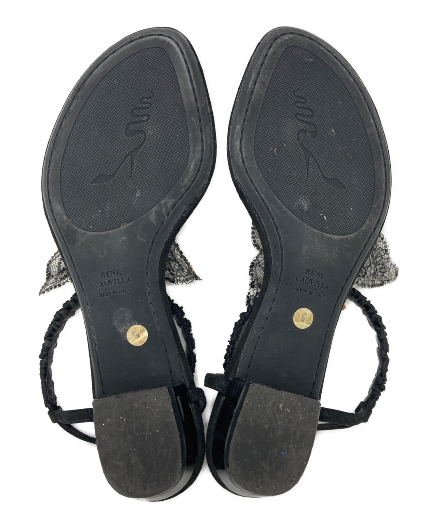 レネ カオヴィラ RENE CAOVILLA サンダル レディース シルバー Sandals
