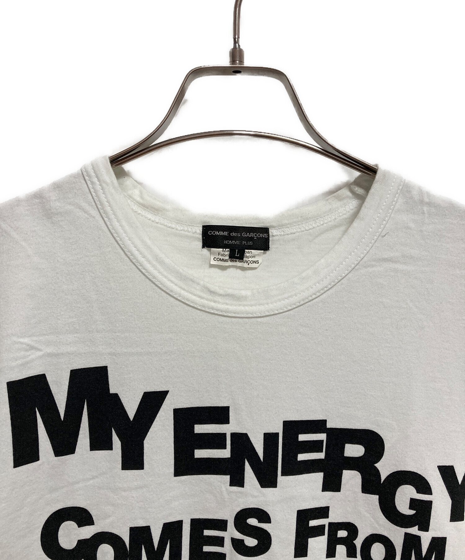 激レア COMME des GARCONS 長袖Tシャツ美品 オムプリュス 中古・古着通販】COMME des GARCONS HOMME PLUS (コムデギャルソンオム