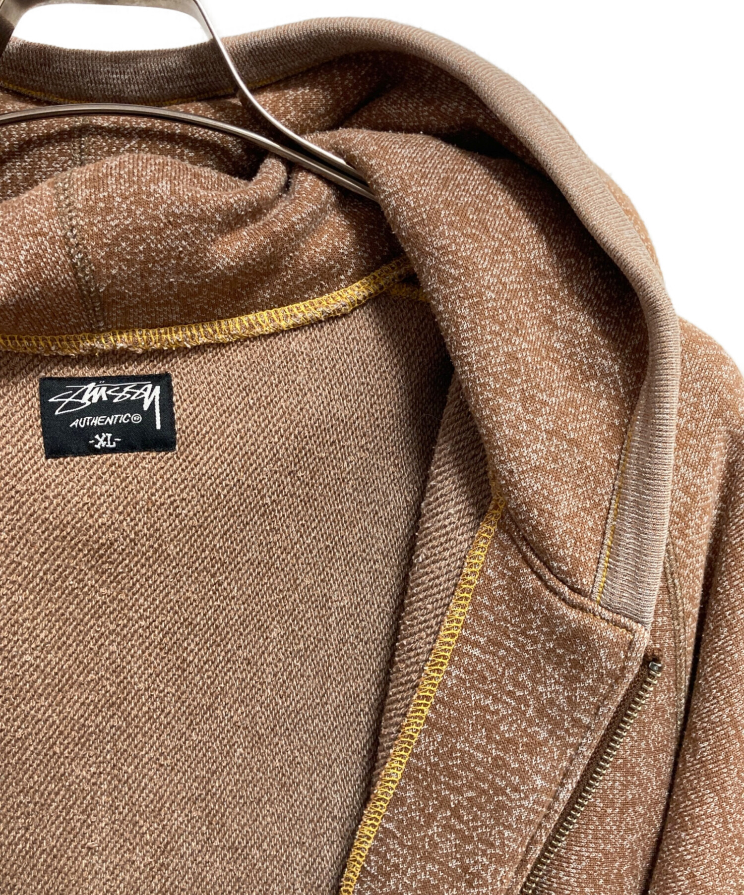 中古・古着通販】stussy (ステューシー) 00'sジップパーカー ブラウン