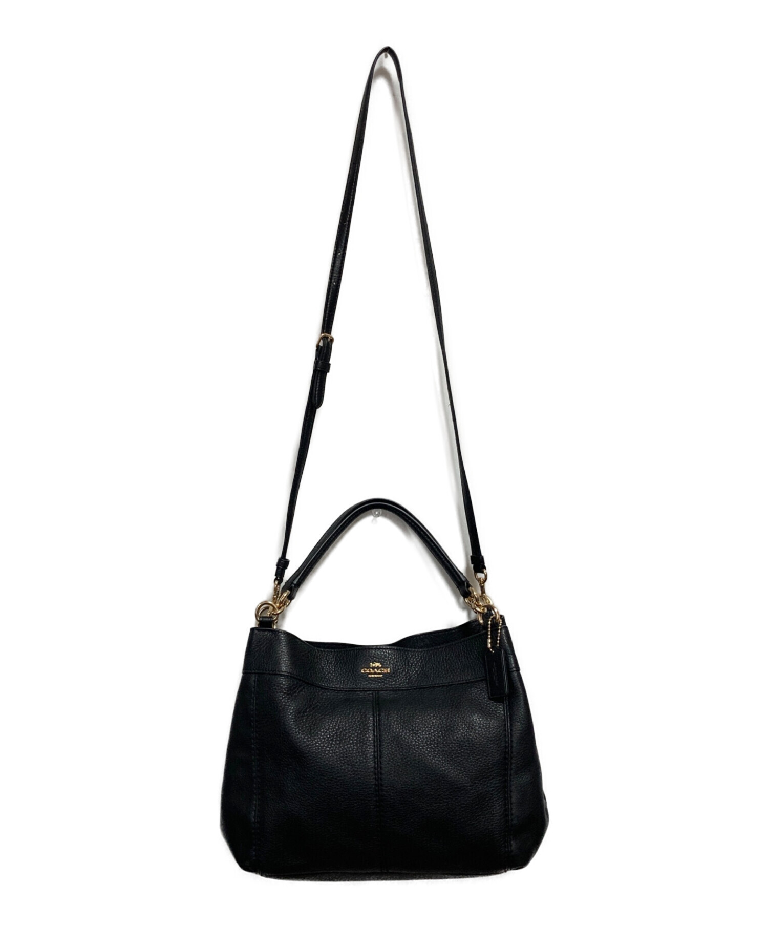 中古・古着通販】COACH (コーチ) 2WAYバッグ ブラック｜ブランド・古着 