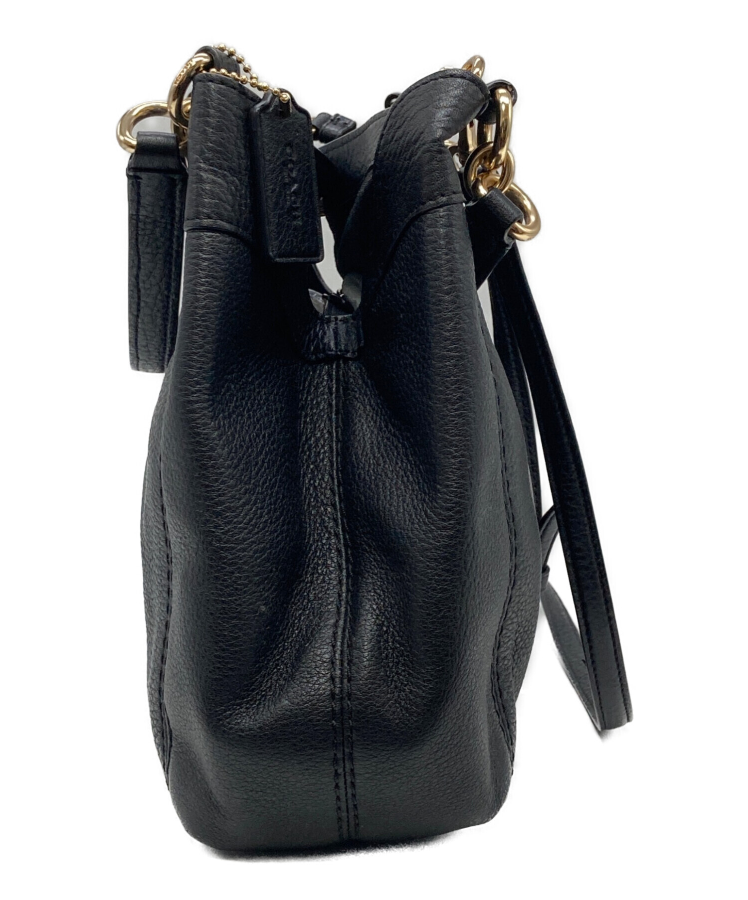 中古・古着通販】COACH (コーチ) 2WAYバッグ ブラック｜ブランド・古着