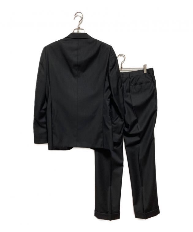BEAMS F ビームスエフ　スーツ　46 中古・古着通販】BEAMS F (ビームスエフ) ソリッドスーツ ブラック