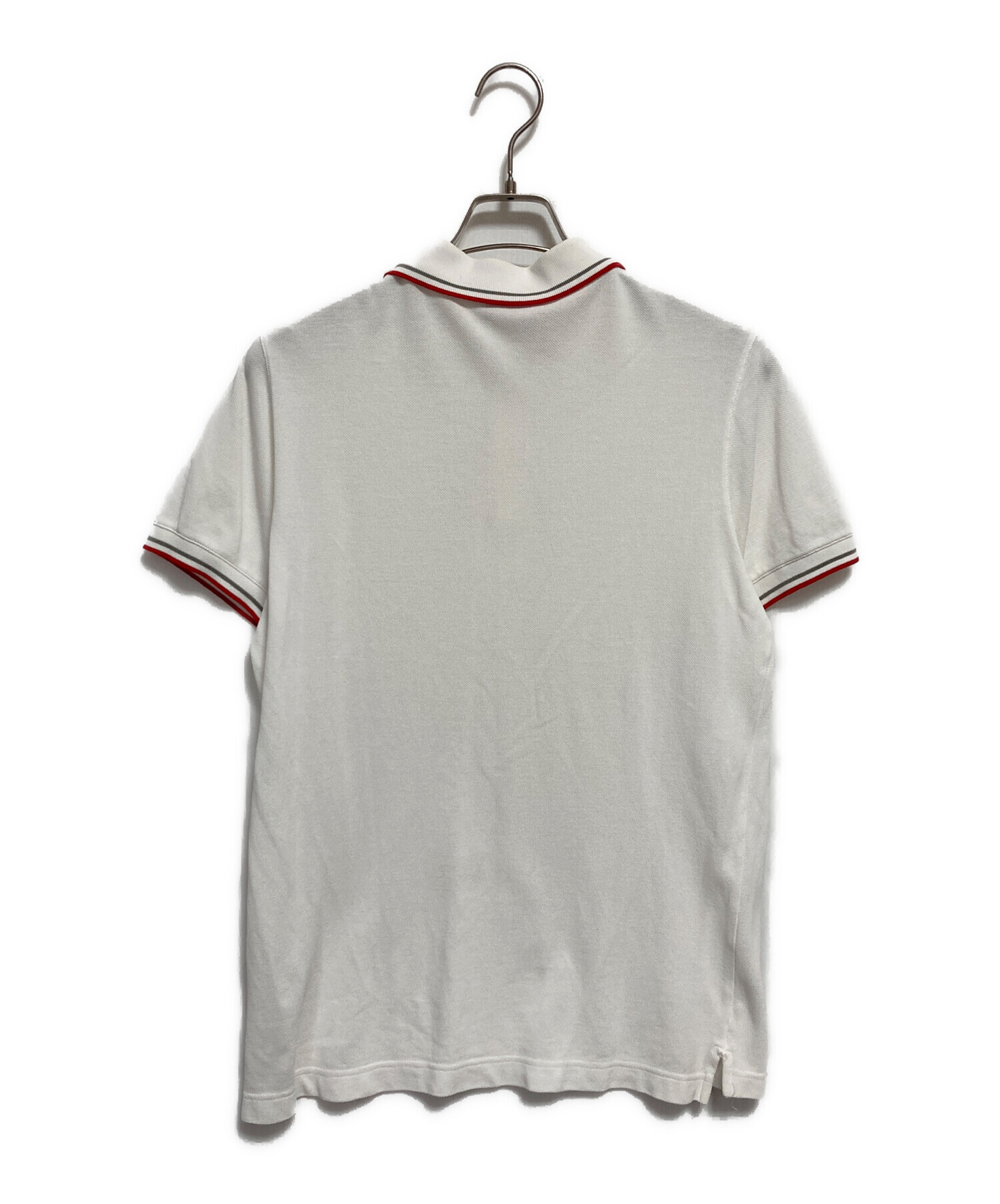 せ*す様 PRADA sports ポロシャツ ラバータグ ホワイト S 中古・古着通販】PRADA SPORTS (プラダスポーツ) ラバロゴーポロシャツ