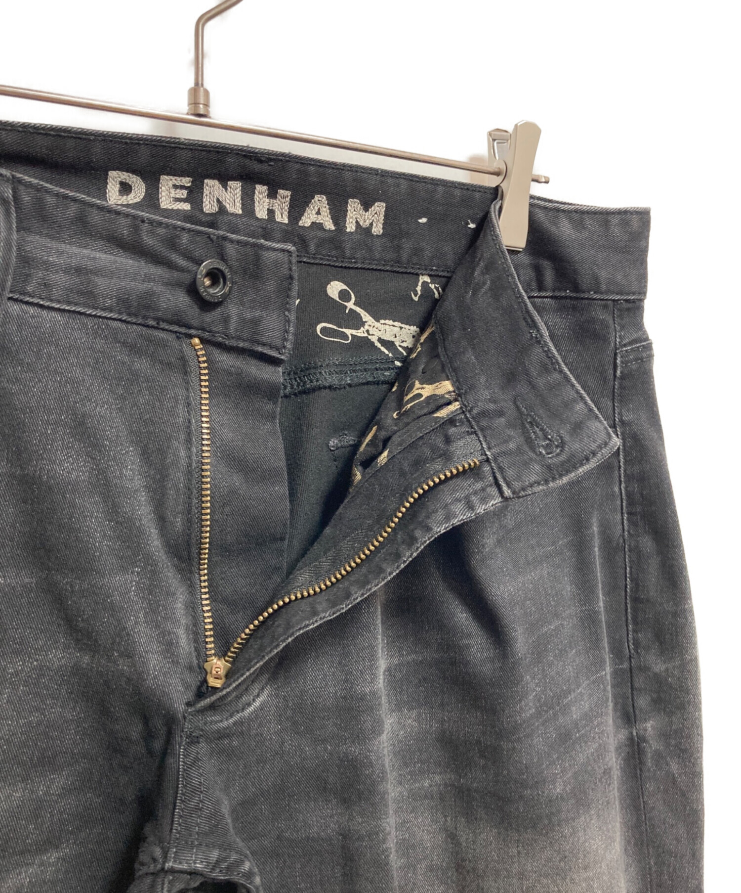 中古・古着通販】Denham (デンハム) デニムパンツ ブラック サイズ