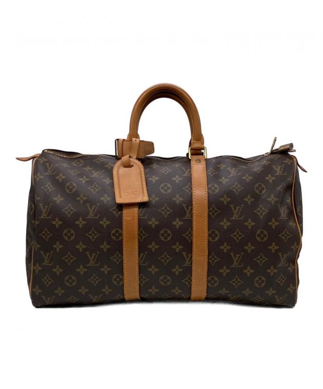 未使用★Louis Vuitton ルイ・ヴィトン キーポル 45 モノグラム 中古・古着通販】LOUIS VUITTON (ルイ ヴィトン) モノグラム キーポル
