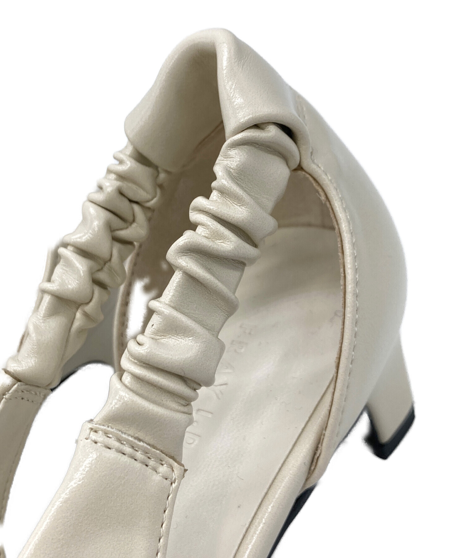 FRAY I.D ギャザーストラップパンプス フレイ アイディー38 中古・古着通販】FRAY ID (フレイ アイディー) ギャザーストラップ