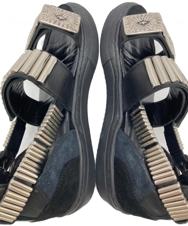 TOGA PULLA ネイビーサンダル TOGA ARCHIVES 中古・古着通販】TOGA PULLA (トーガ プルラ) Metal Sneakers Sandal
