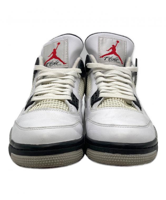 中古・古着通販】NIKE (ナイキ) Air Jordan 4 Retro ホワイト サイズ