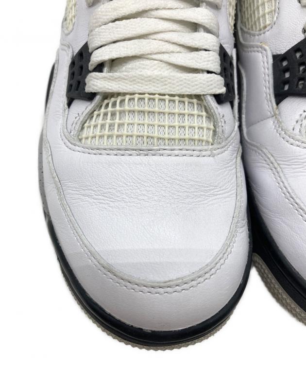 中古・古着通販】NIKE (ナイキ) Air Jordan 4 Retro ホワイト サイズ