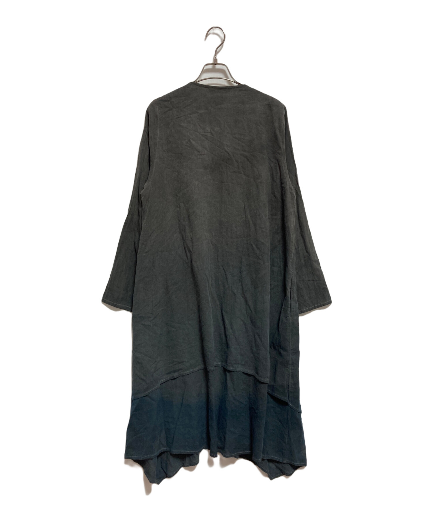 中古・古着通販】IROFUSI (イロフシ) グラデロングカーディガン グレー