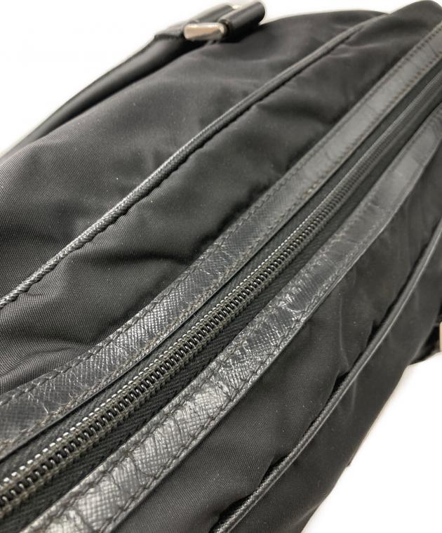 中古・古着通販】PRADA (プラダ) ナイロンブリーフケース ブラック