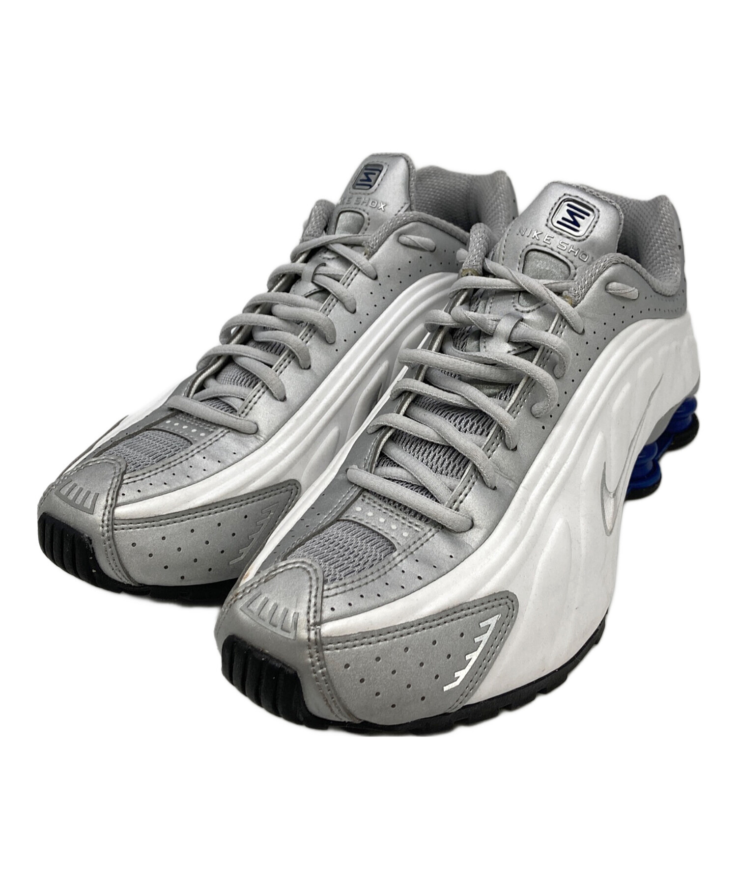 中古・古着通販】NIKE (ナイキ) Shox R4 ホワイト×シルバー サイズ 