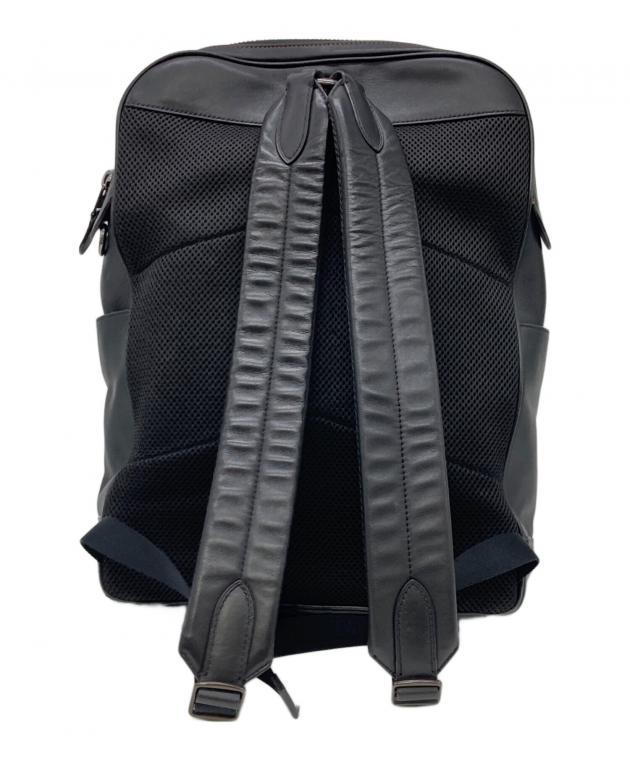 【未使用品】COACH ブラック レザー バックパック　⭐︎ 中古・古着通販】COACH (コーチ) リュック ブラック｜ブランド・古着