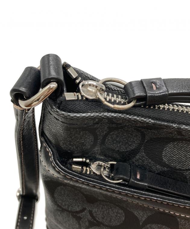中古・古着通販】COACH (コーチ) ショルダーバッグ ブラック｜ブランド