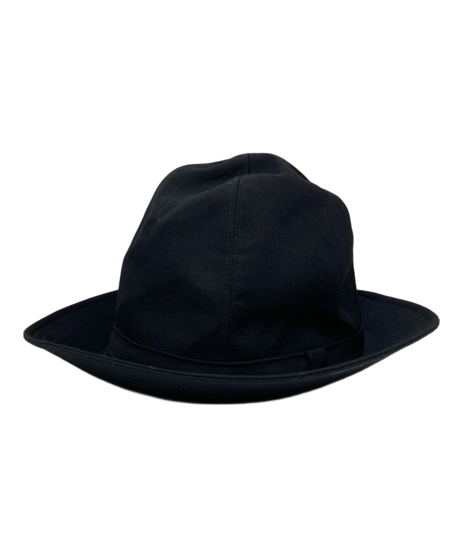 【新品未使用タグ付き】ヨウジヤマモト　プールオム　フェドラハット 中古・古着通販】Yohji Yamamoto pour homme (ヨウジヤマモト