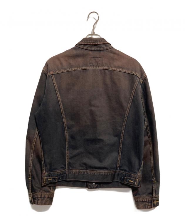 中古・古着通販】LEE (リー) 加工デニムジャケット インディゴ サイズ