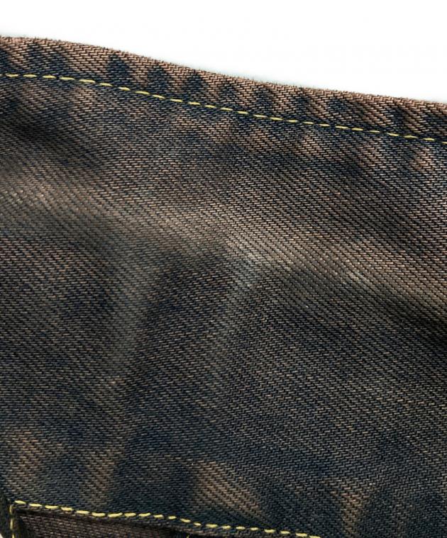 中古・古着通販】LEE (リー) 加工デニムジャケット インディゴ サイズ