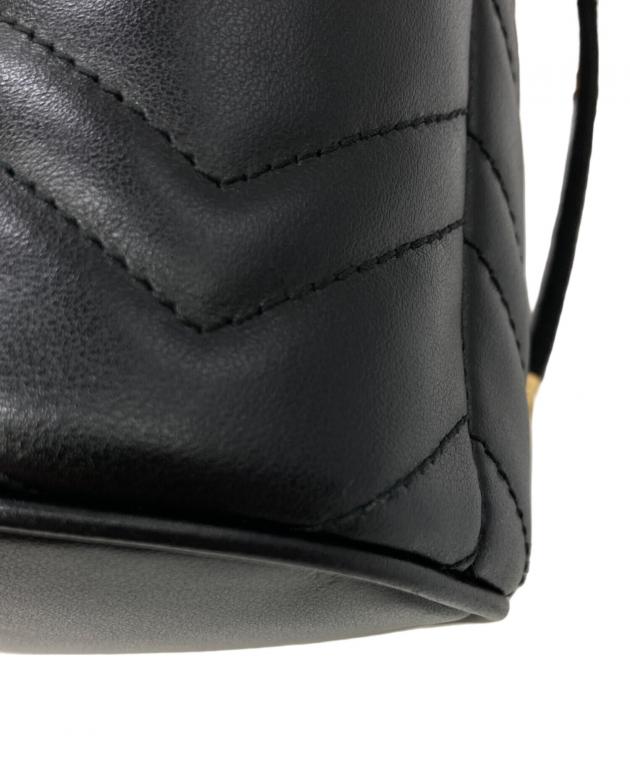 中古・古着通販】GUCCI (グッチ) GGマーモント スモールバケットバッグ