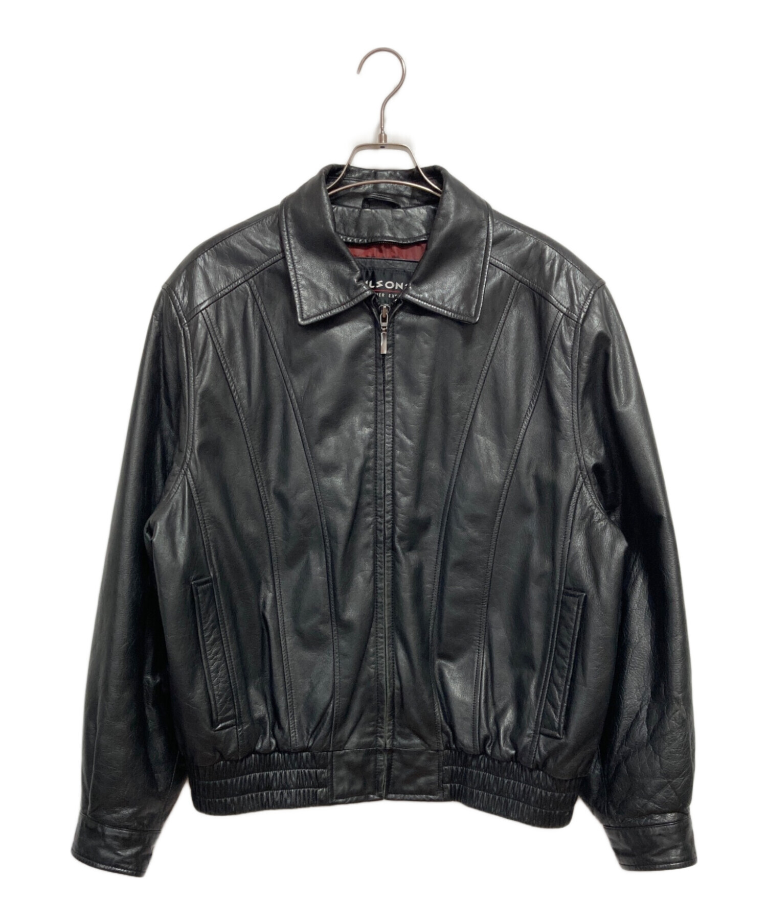 【WILSONS】ウィルソンズ/レザージャケット/ブラック 中古・古着通販】wilsons leather (ウィルソンズレザー) レザー